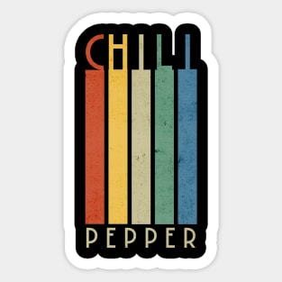 Chili pepper, Chili, chili lover design, hot chili, for summer party och at the grill Sticker